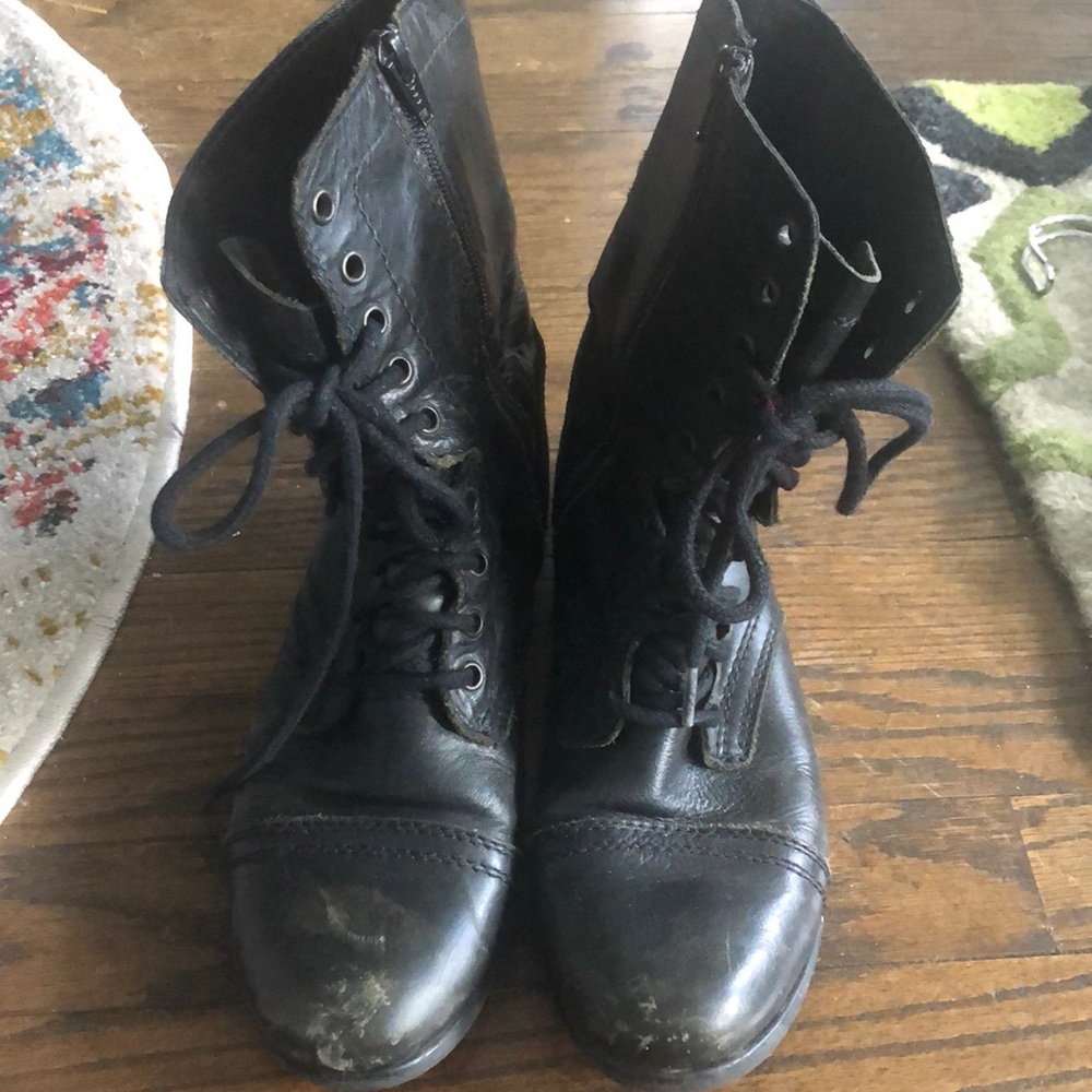 Steve Madden combat boots